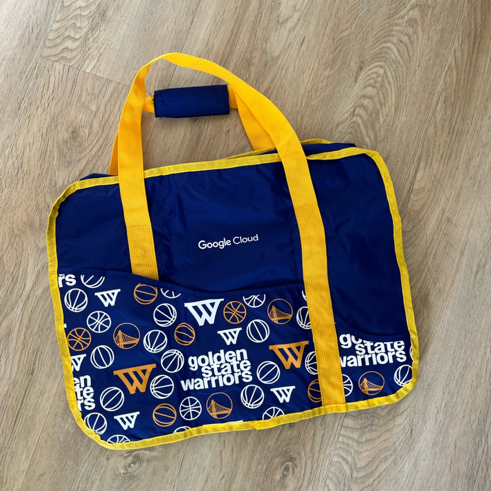 Golden State Warriors Blue Tote Bag